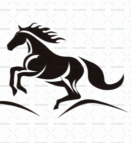 Galoppierendes Pferd